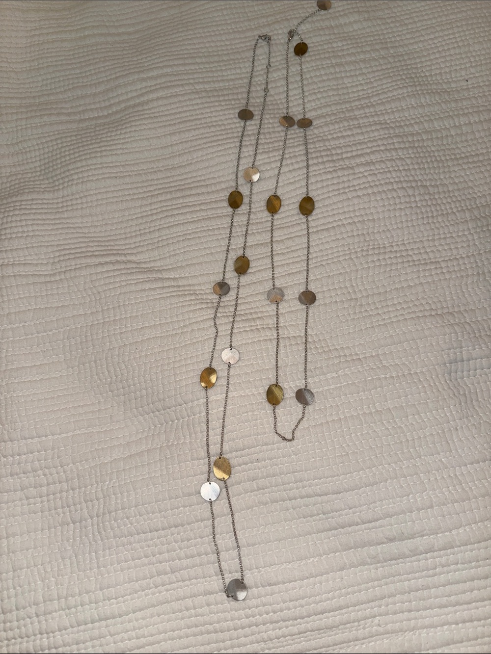 Two stacking Necklaces - Gold & Silver